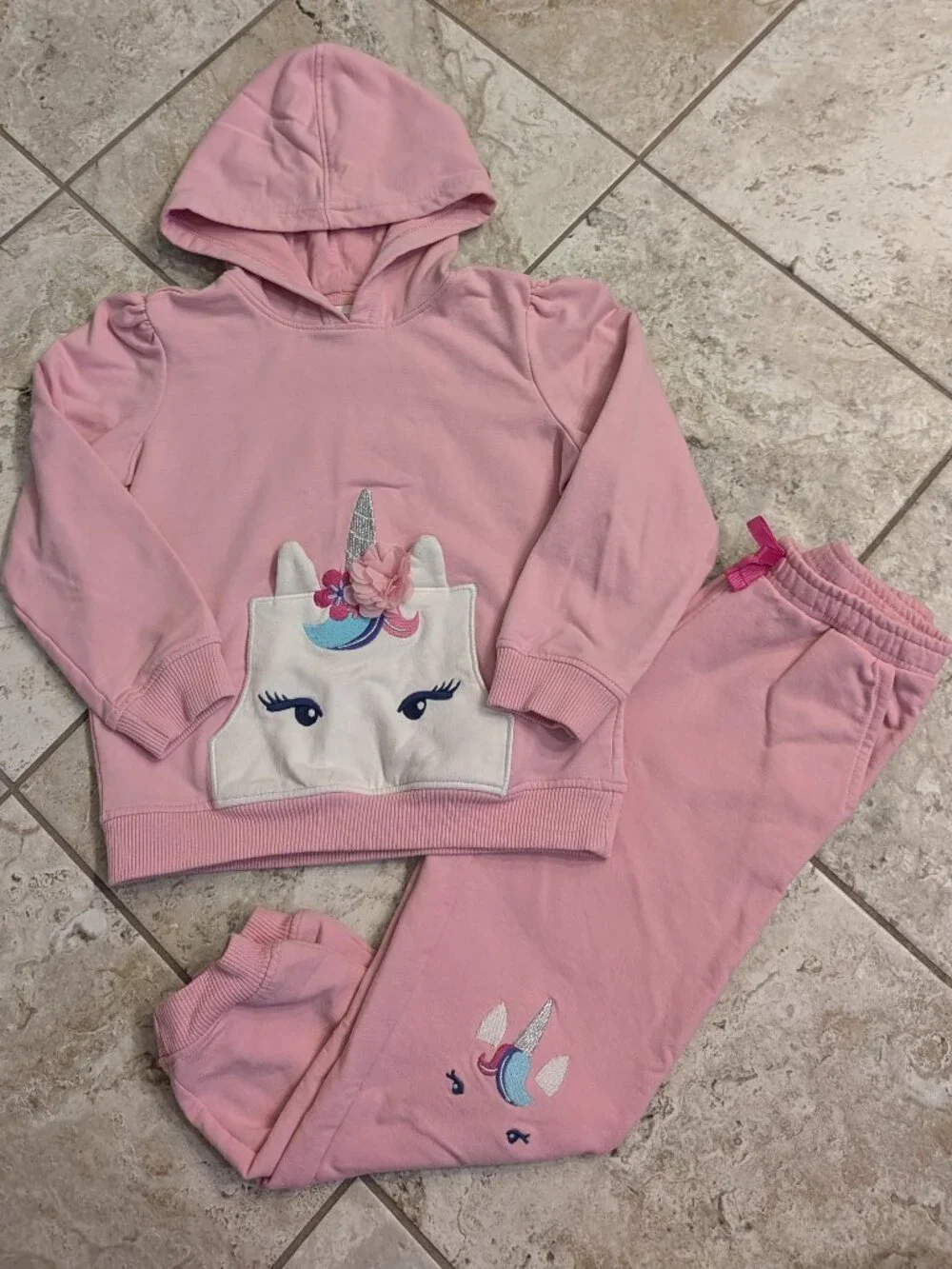 Sz 5T Gymboree Unicorn sweats set